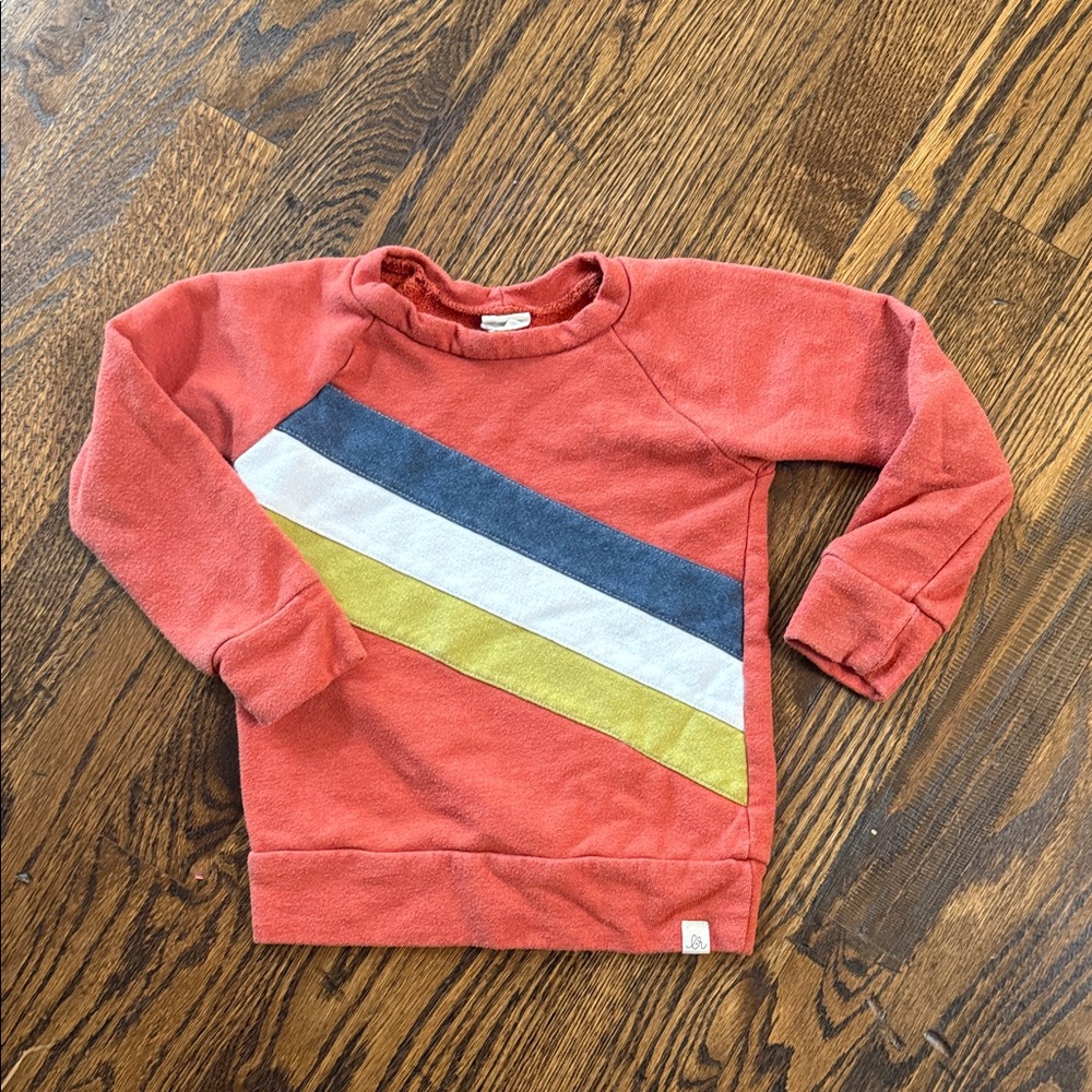 Lulu and Roo Colorful Striped Kids Sweatshirt